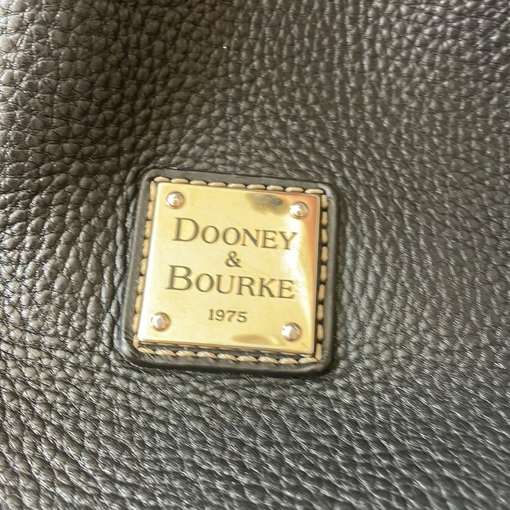 Dooney & Bourke Black Pebbled Leather Bag - Picture 6 of 16